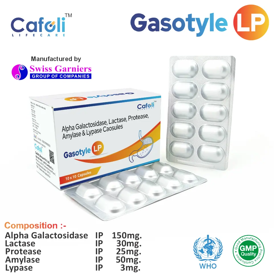 Gastyle LP Capsule Broad Spectrum Digestive Enzyme Supplement for PCD Franchise
